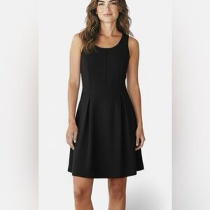 Cynthia Rowley Black Fit & Flare Dress Academia Women’s size Small